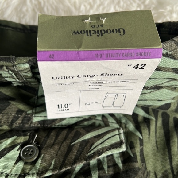 Men’s Goodfellows Green Summer Cargo Utility Shorts - Picture 8 of 9